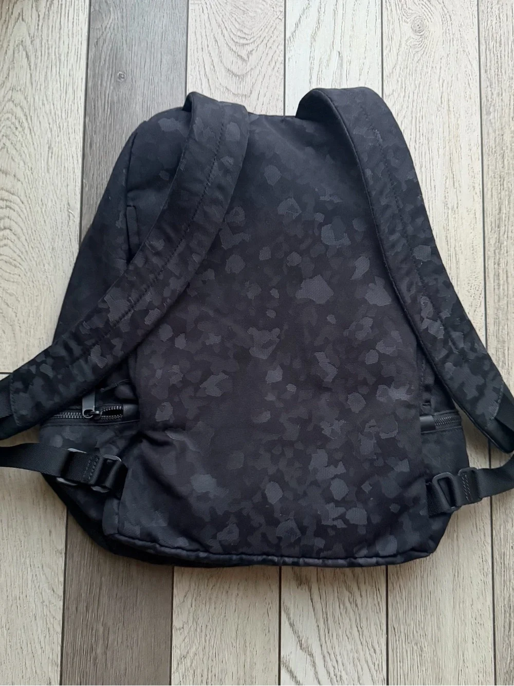 Lululemon City Adventure Black Patterned Backpack - 17L